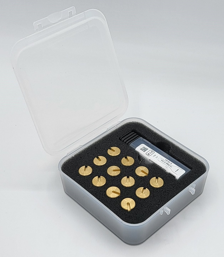 Test specimens Medentika (DC5/Cimt PI5)1 set=12 pcs incl. Milling tool