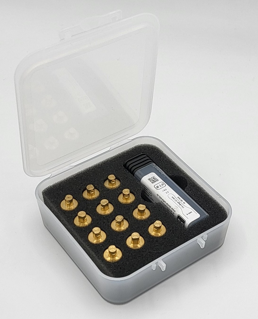 Test specimen NT-Trading (D5) 1 set=12 pcs incl. Milling tool